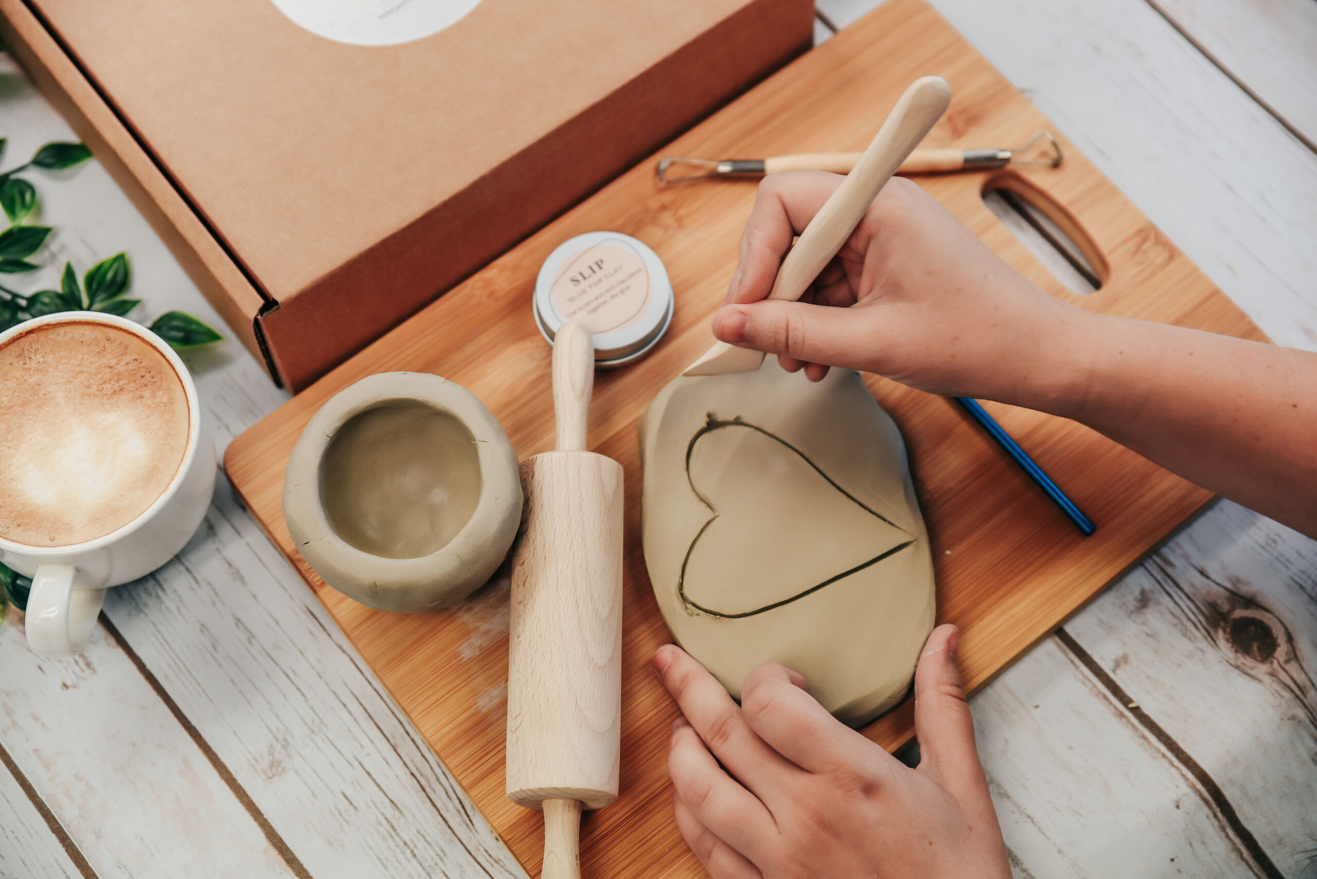 Clay at Home Kit for 2 Jasmine Pottery Studios